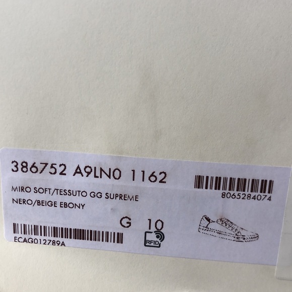 🆕💯%Auth Gucci Sneakers Gucci 10/US11 Miro GG - Picture 12 of 12